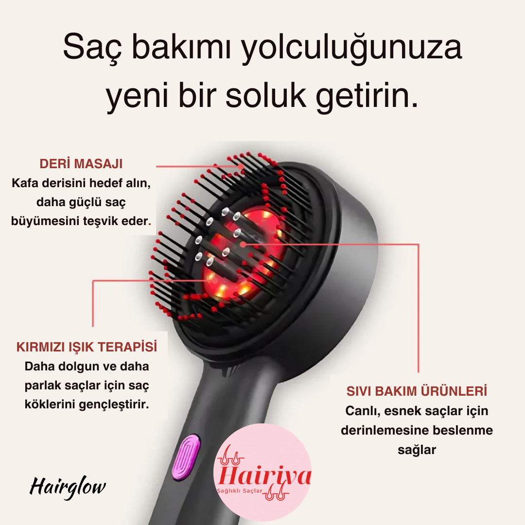 HairGlow Saç Masaj Tarağı